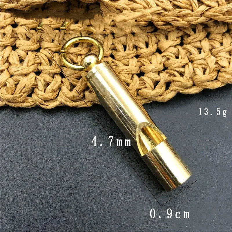 Outdoor Survival Vintage Judge's Brass Whistle