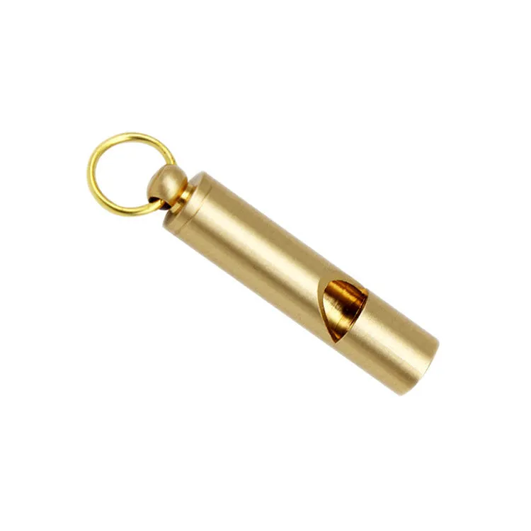 Outdoor Survival Vintage Judge's Brass Whistle