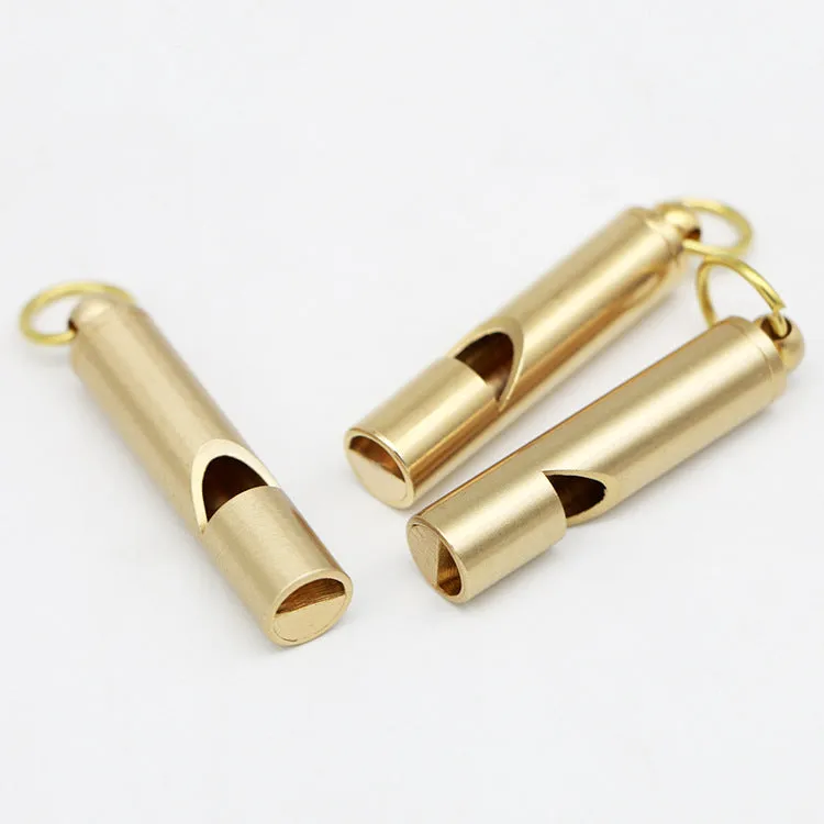 Outdoor Survival Vintage Judge's Brass Whistle