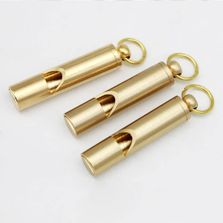 Outdoor Survival Vintage Judge's Brass Whistle