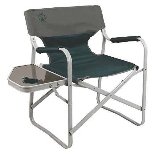 Outpost Elite Folding Camp Chair with Side Table and Cup Holder