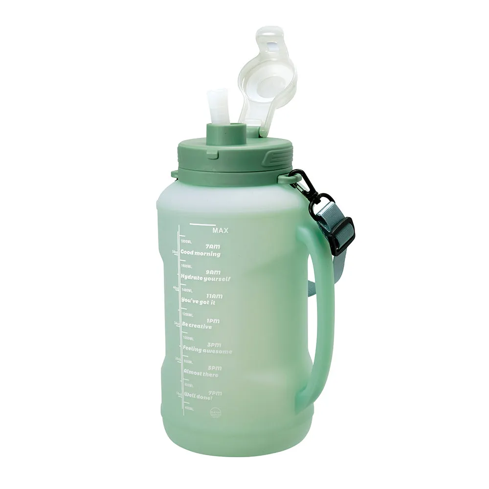 OVERSIZE SILICONE COLLAPSIBLE BOTTLE - SAGE