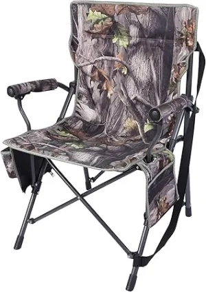 Oversized Hunting Chairs for Blinds,Portable Folding Camo Camping Chairs
