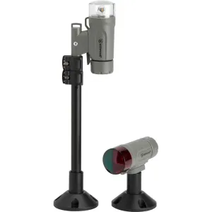 PaddleSport Portable Navigation Light Kit - Screw Down or Adhesive Pad - Gray