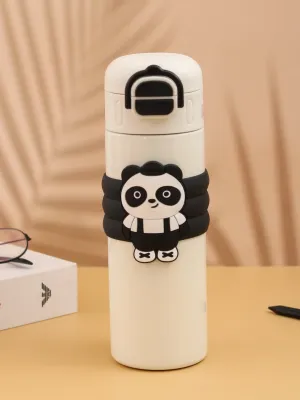 Panda Dual Sipper Steel Doubled Walled Insulated Bottle- 520 ML