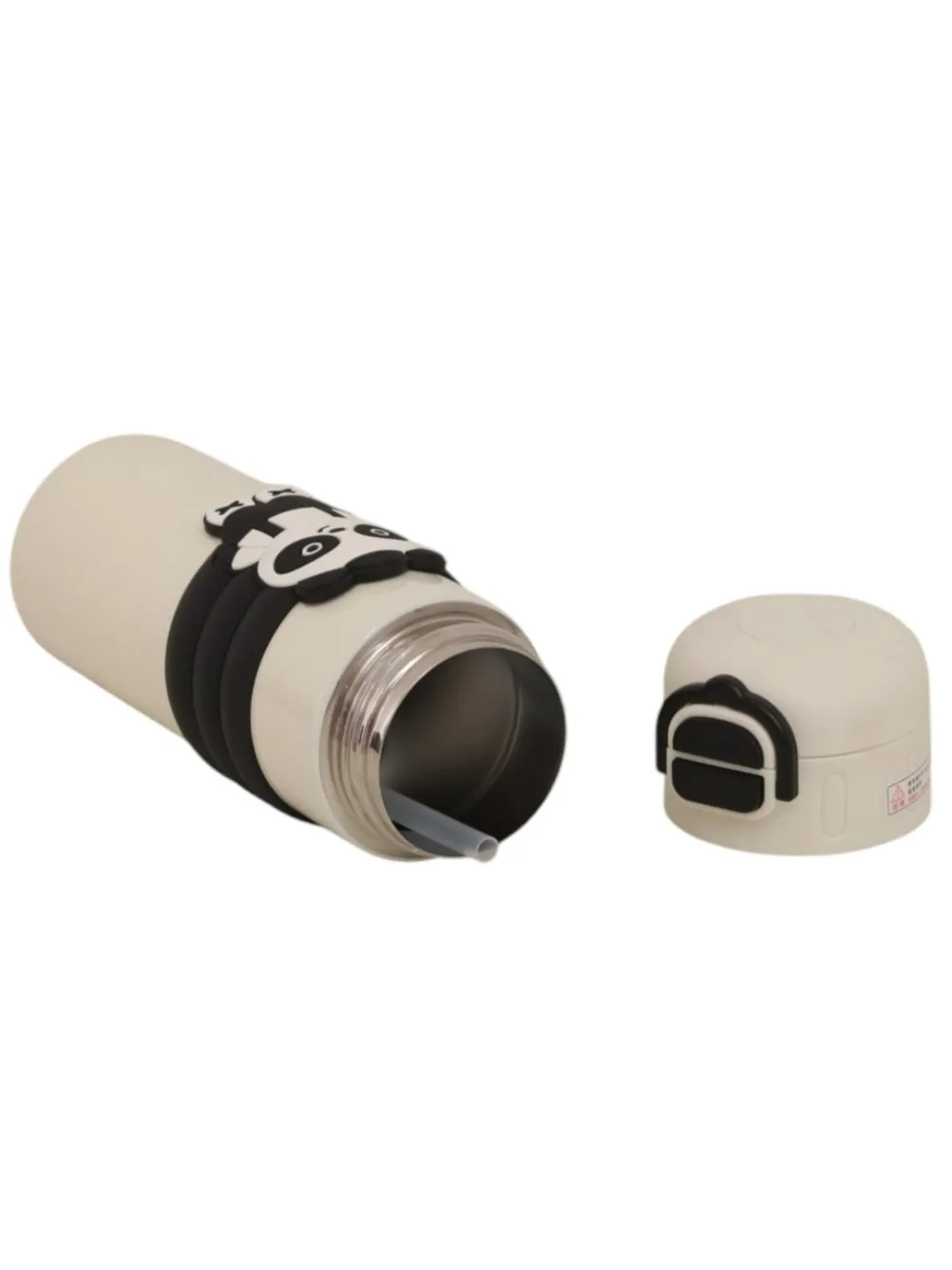 Panda Dual Sipper Steel Doubled Walled Insulated Bottle- 520 ML
