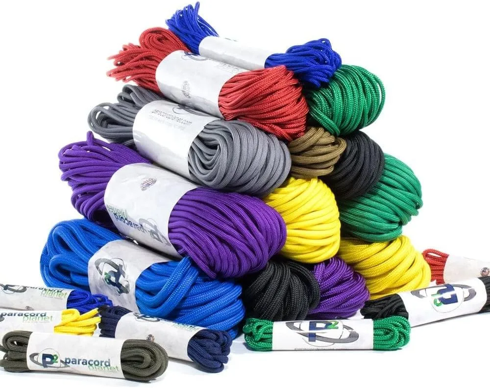 Paracord Planet 95, 275, 325, 425, 550, 750, and ParaMax Paracord – Tactical Cord for Outdoors