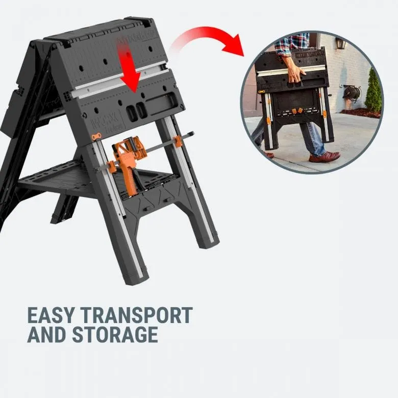 PEGASUS FOLDING WORK TABLE & SAWHORSE
