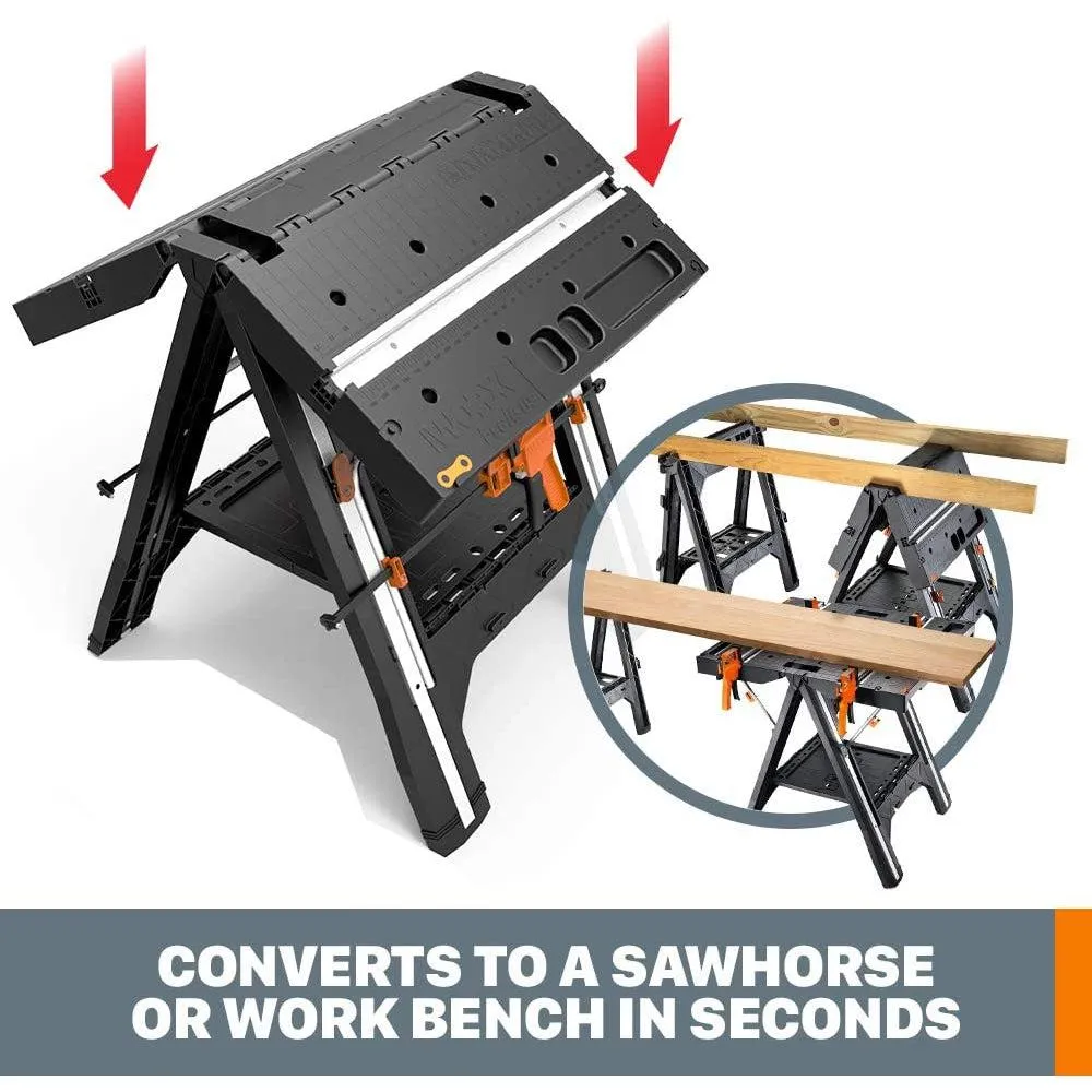PEGASUS FOLDING WORK TABLE & SAWHORSE