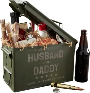 Personalization Universe World's Best Man Personalized Ammo Box