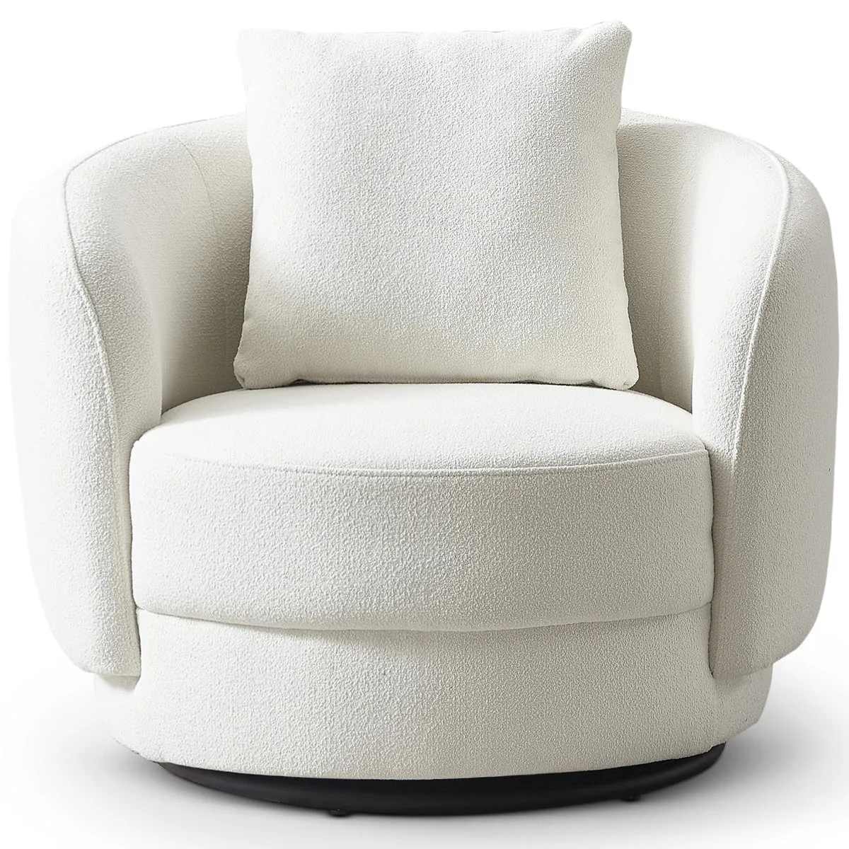 Perth Beige Boucle Lounge Chair