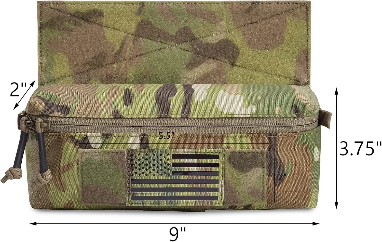 PETAC GEAR Tactical Mini Drop Pouch Fanny Pack Tool Pouch for Tactial Vest Chest Rig