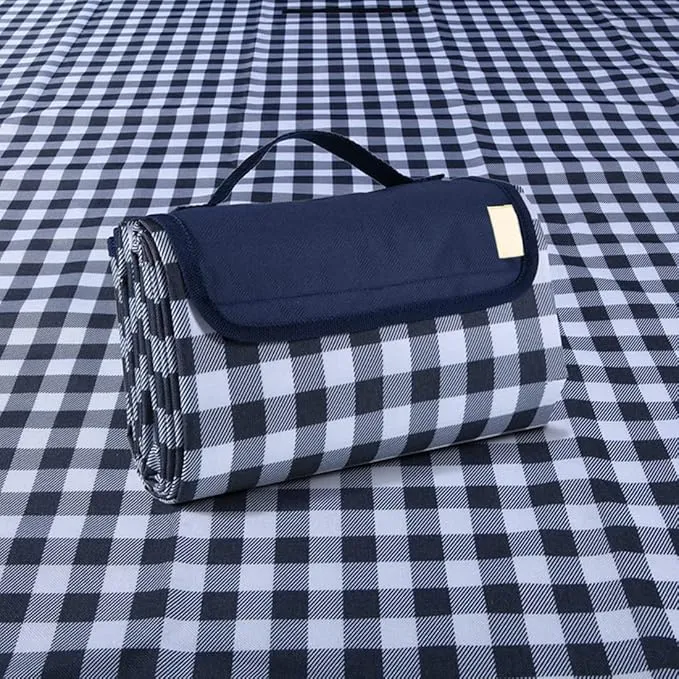 Picnic Beach Blanket, Picnic Mat 80x57in Waterproof Foldable, Family Mat, Portable Large Picnic Blankets for Travel, Hiking, Music Festival