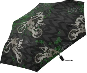 Poeticcity Automatic Folding Umbrella, Auto Open/Close Anti-UV 3 Folds Parasol, Compact Windproof Strong Umbrellas for Travel Sun & Rain