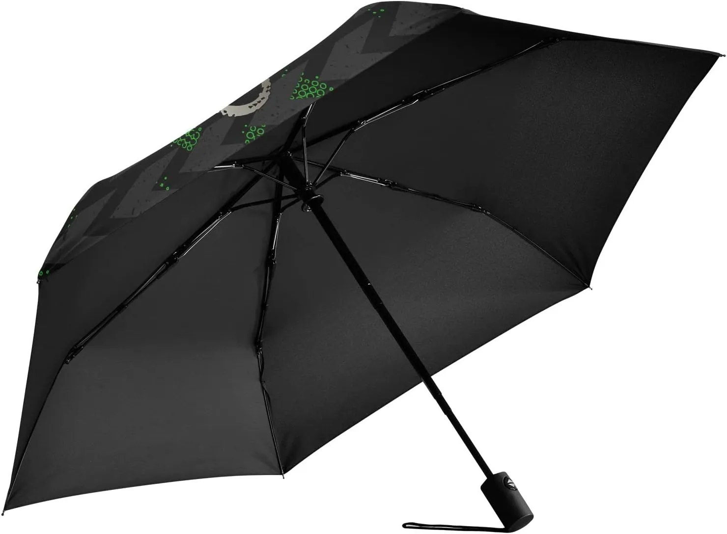 Poeticcity Automatic Folding Umbrella, Auto Open/Close Anti-UV 3 Folds Parasol, Compact Windproof Strong Umbrellas for Travel Sun & Rain