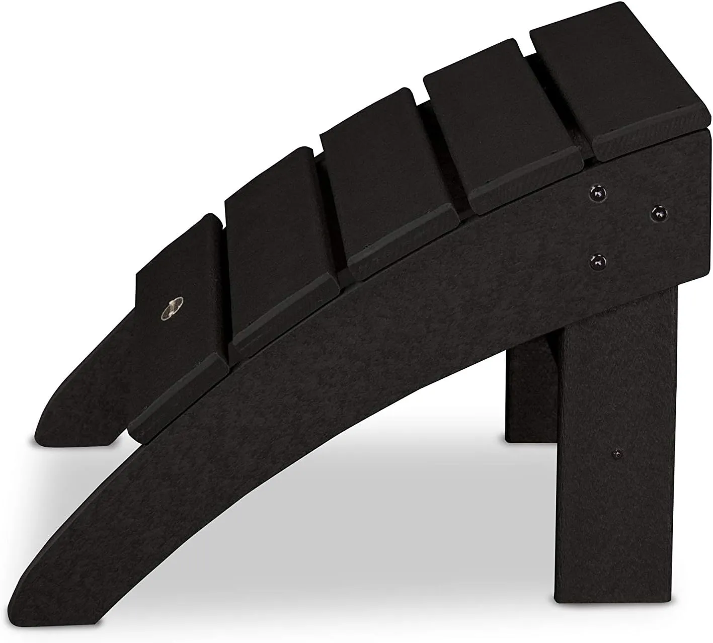 POLYWOOD® Palm Coast Ottoman, Black