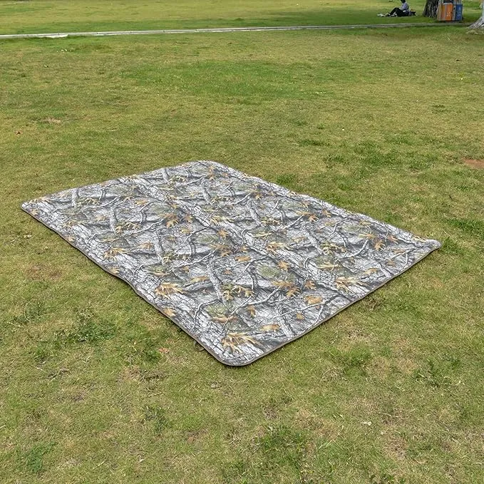 Poncho Liner Military Woobie Outdoor Camping Woobie Blanket for Travel, Beach, Grass, Picnic, Car Emergency, Outdoor, Survival
