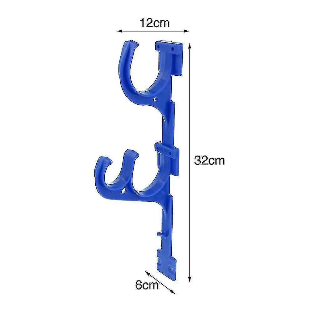 Pool Pole Hanger Leaf Rakes Vacuum Hose With Screw Multi Purpose Brushes Decks