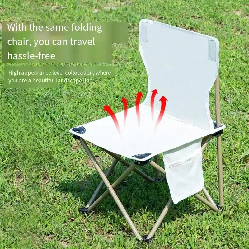 Portable Outdoor Folding Chair for Camping and Sketching