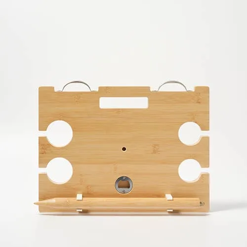 Portable Wine and Cheese Table Le Weekend Natural