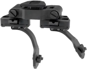 PVS-14 Dual NVG Bridge Mount, Adjustable Dovetail Versatile Night Vision Goggles Adapter, Integrated Night Vision Scope Helmet Mounting System, for Dual Binocular & Single Monocular PVS-14, Black