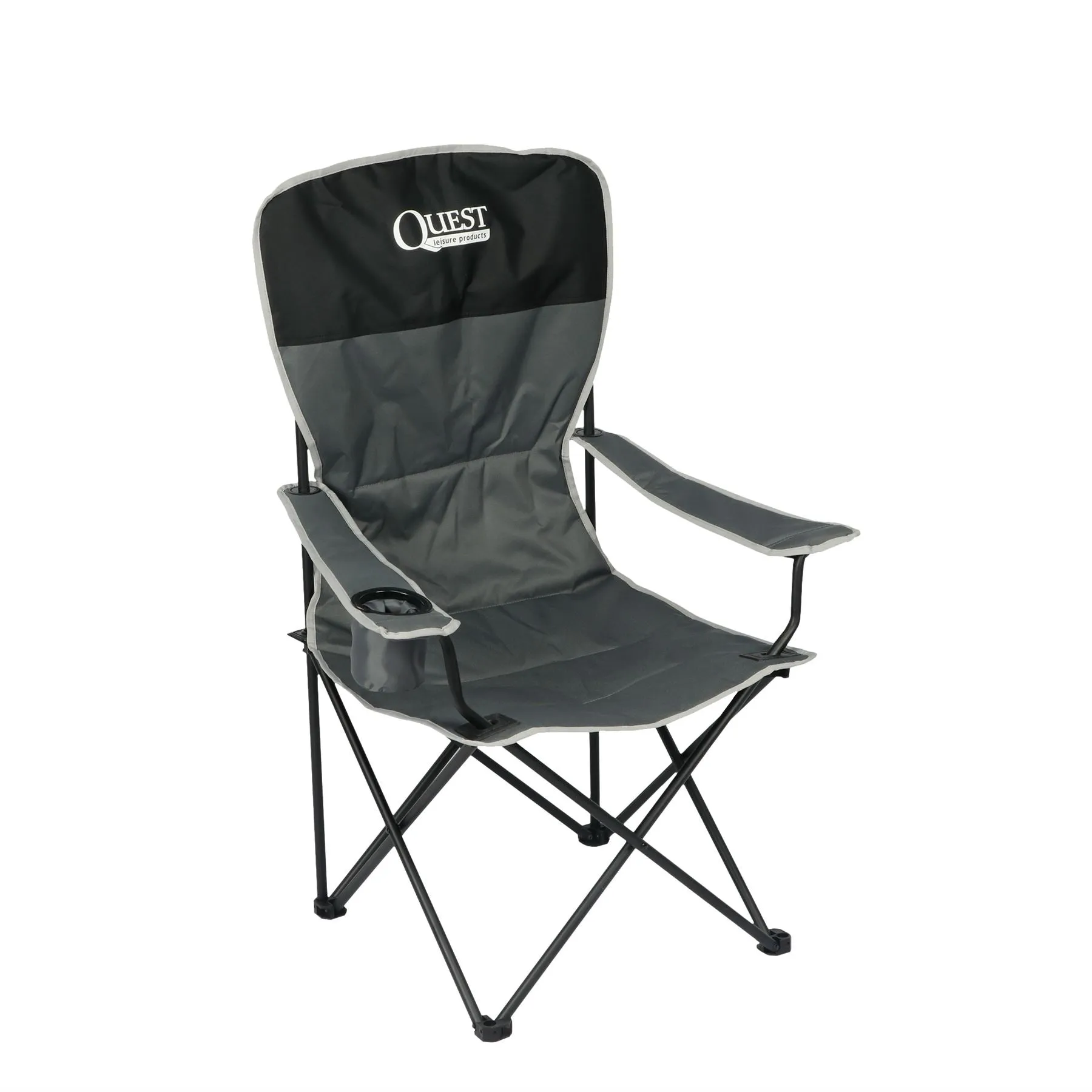 Quest Autograph Concert Folding Camping Chair (Black Edition)