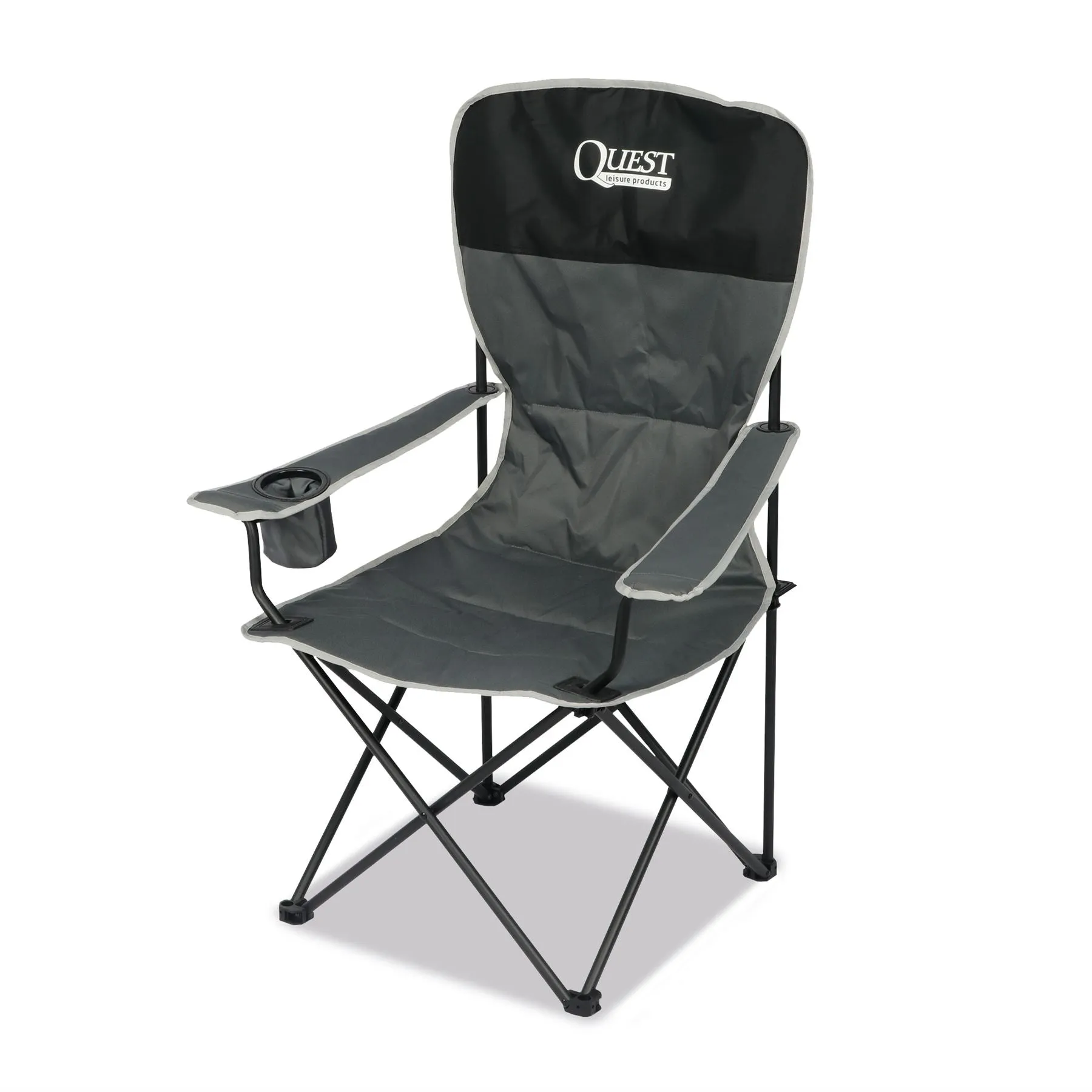 Quest Autograph Concert Folding Camping Chair (Black Edition)