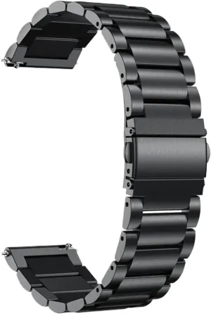 Quick Release Stainless Steel Metal Watch Band 20mm 22mm Unisex Folding Clasp For Smart Watch Quartz Watch