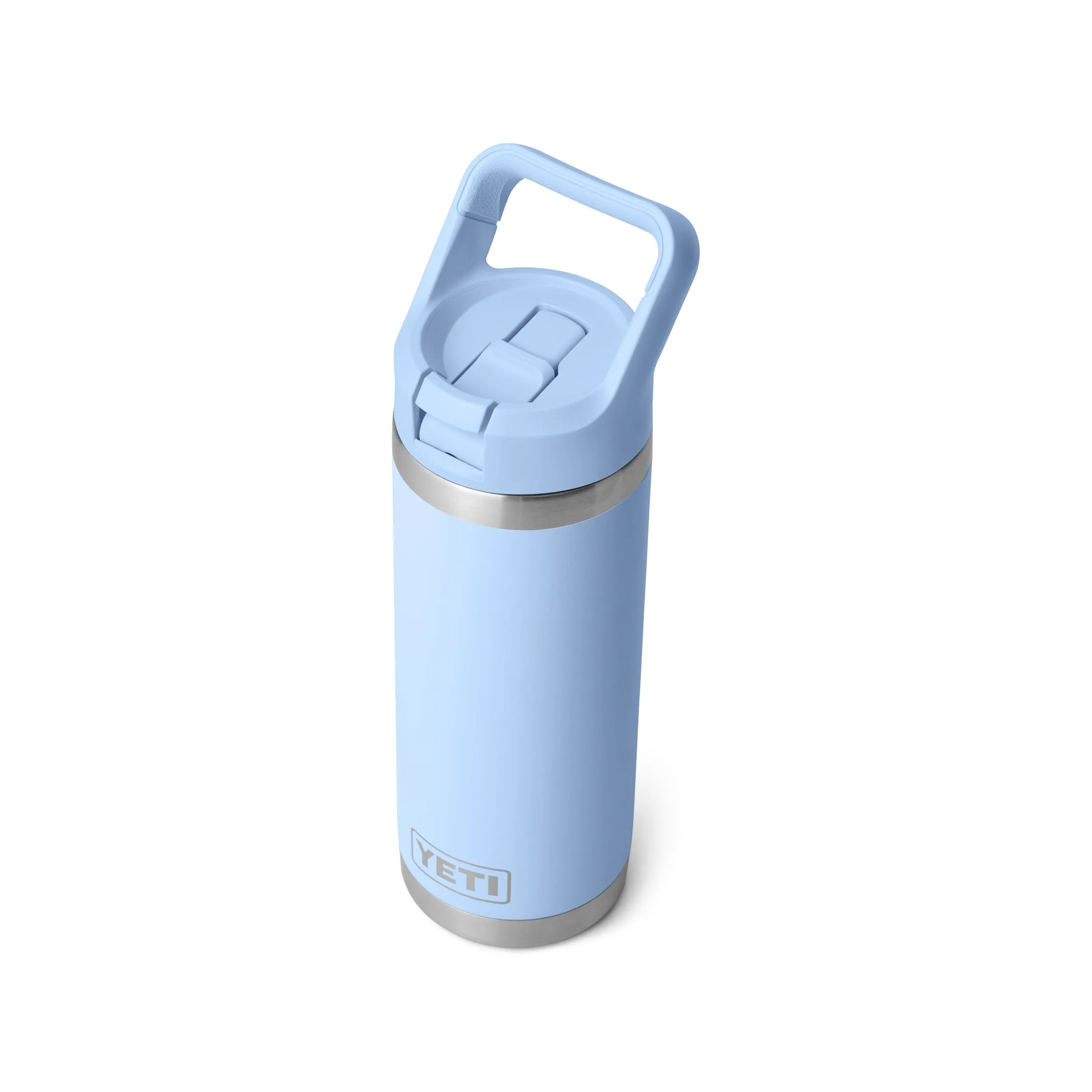 RAMBLER® 18 OZ (532 ML) BOTTLE WITH STRAW CAP big Sky Blue