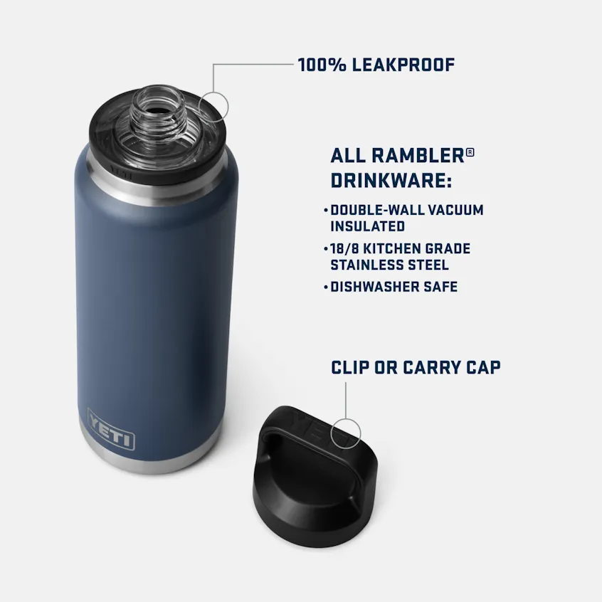 RAMBLER 36 OZ (1065 ML) BOTTLE WITH CHUG CAP Navy