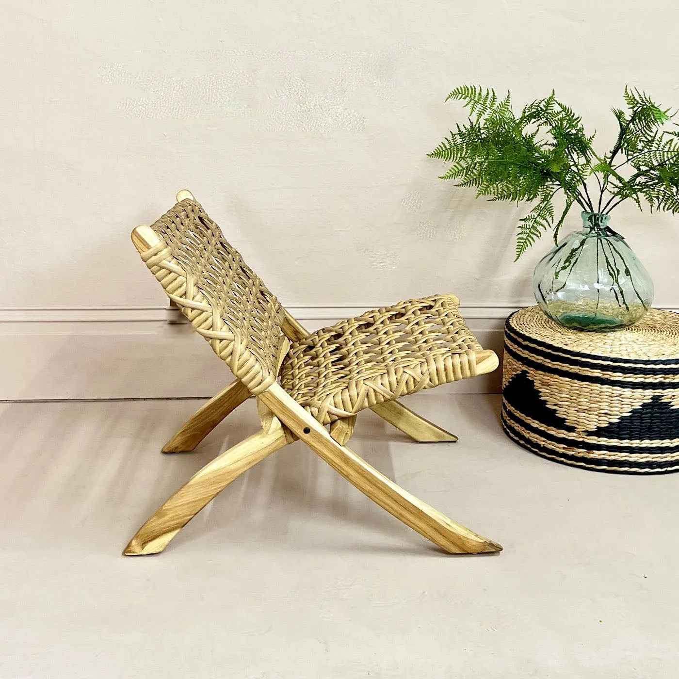 Rattan Folding Chair