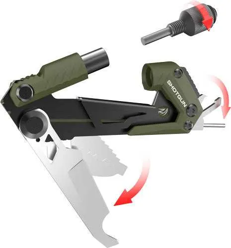 Real Avid Core Gun Tool Shtgun - Carry Multi-tool Carabiner