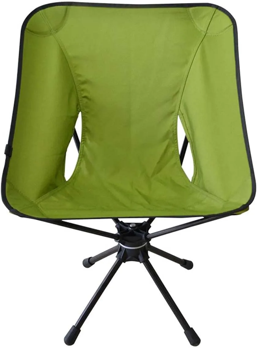 Recliner Chair,Ultralight Folding Swivel Chairs Picnic Beach Fishing Folding Chair Outdoor Backpacking Lightweight Chair with Carry Bag for Camping Hiking,Green