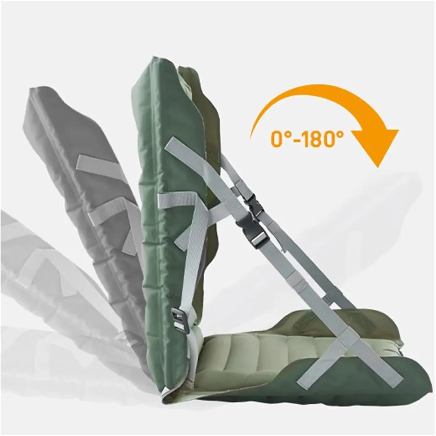 Recliner Portable Inflatable Camping Folding Cushion Leisure Chairs Outdoor Folding Chair Adjustable Fishing Picnic BBQ Beach Portable