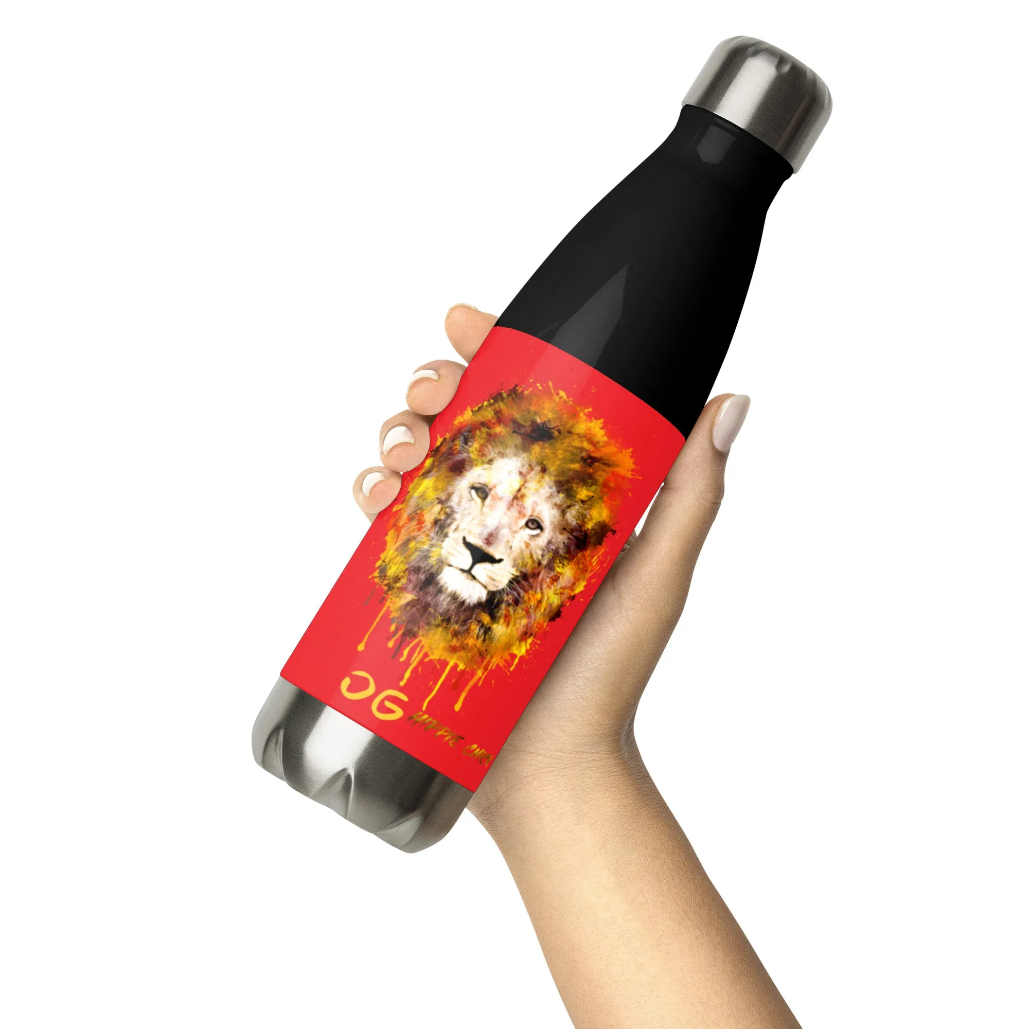 Red Stainless Steel Water Bottle