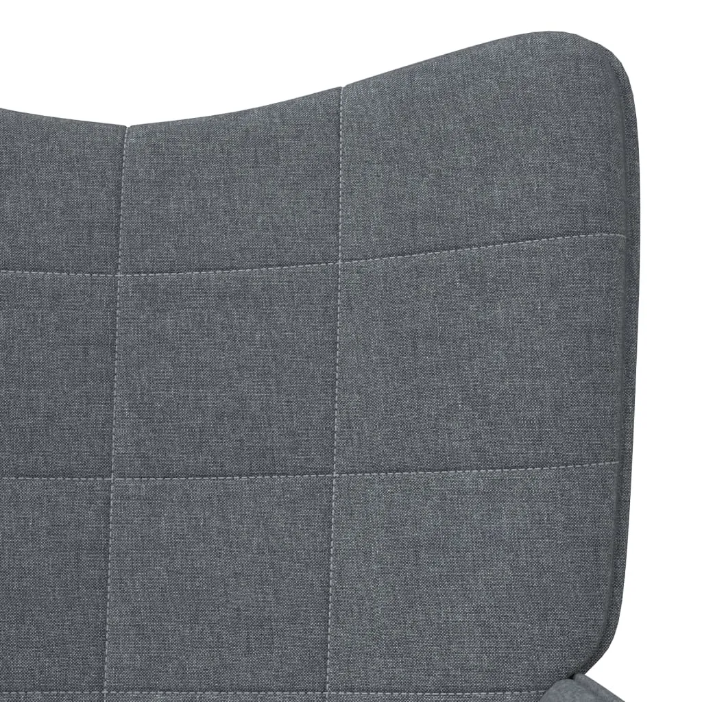 Relaxing Chair Black Fabric