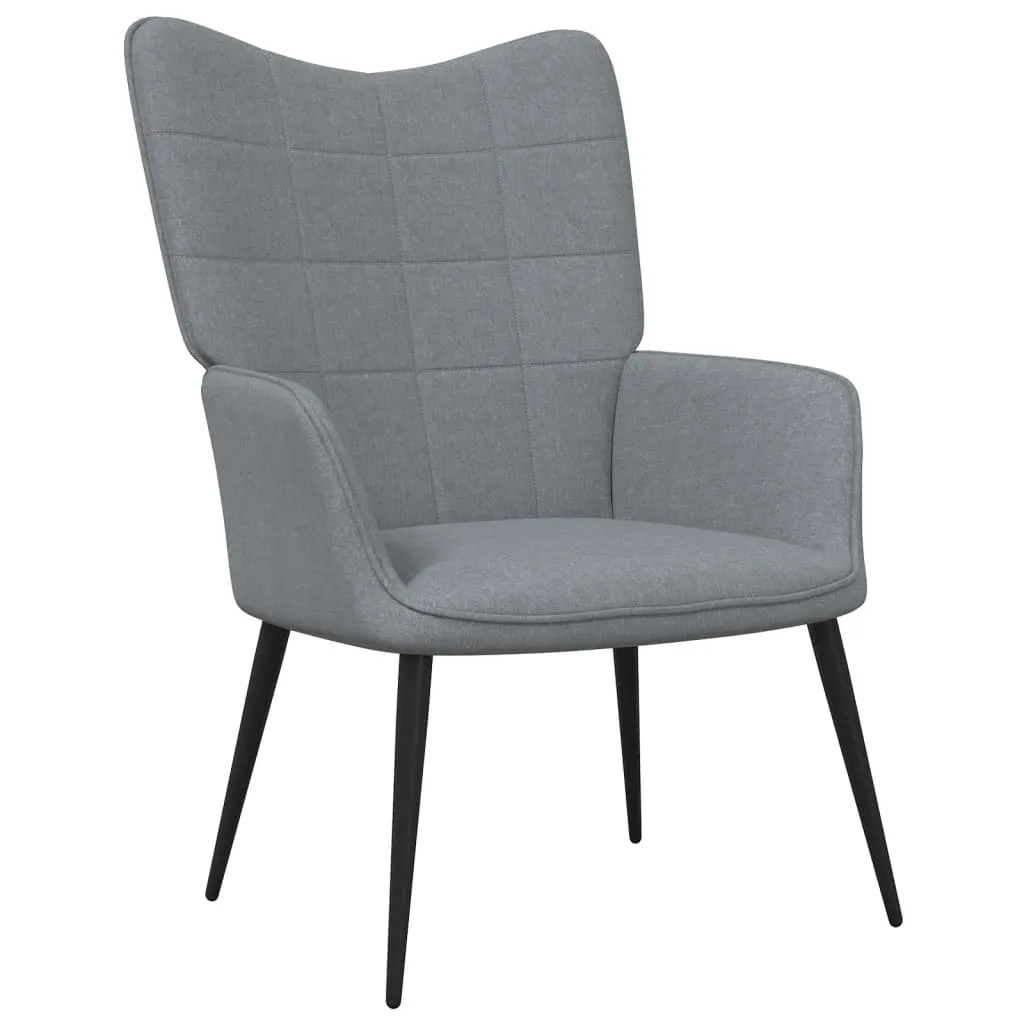 Relaxing Chair Black Fabric