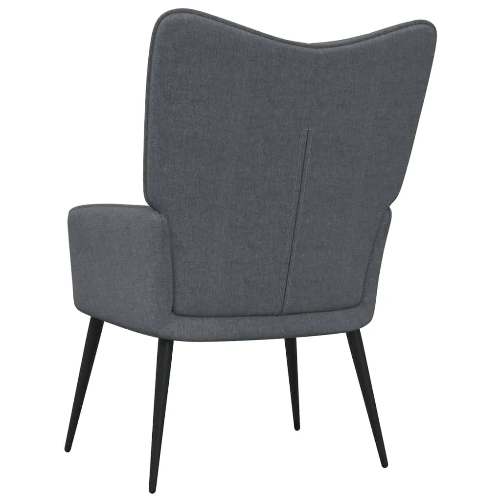 Relaxing Chair Black Fabric