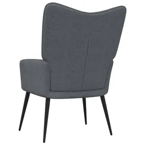 Relaxing Chair Black Fabric