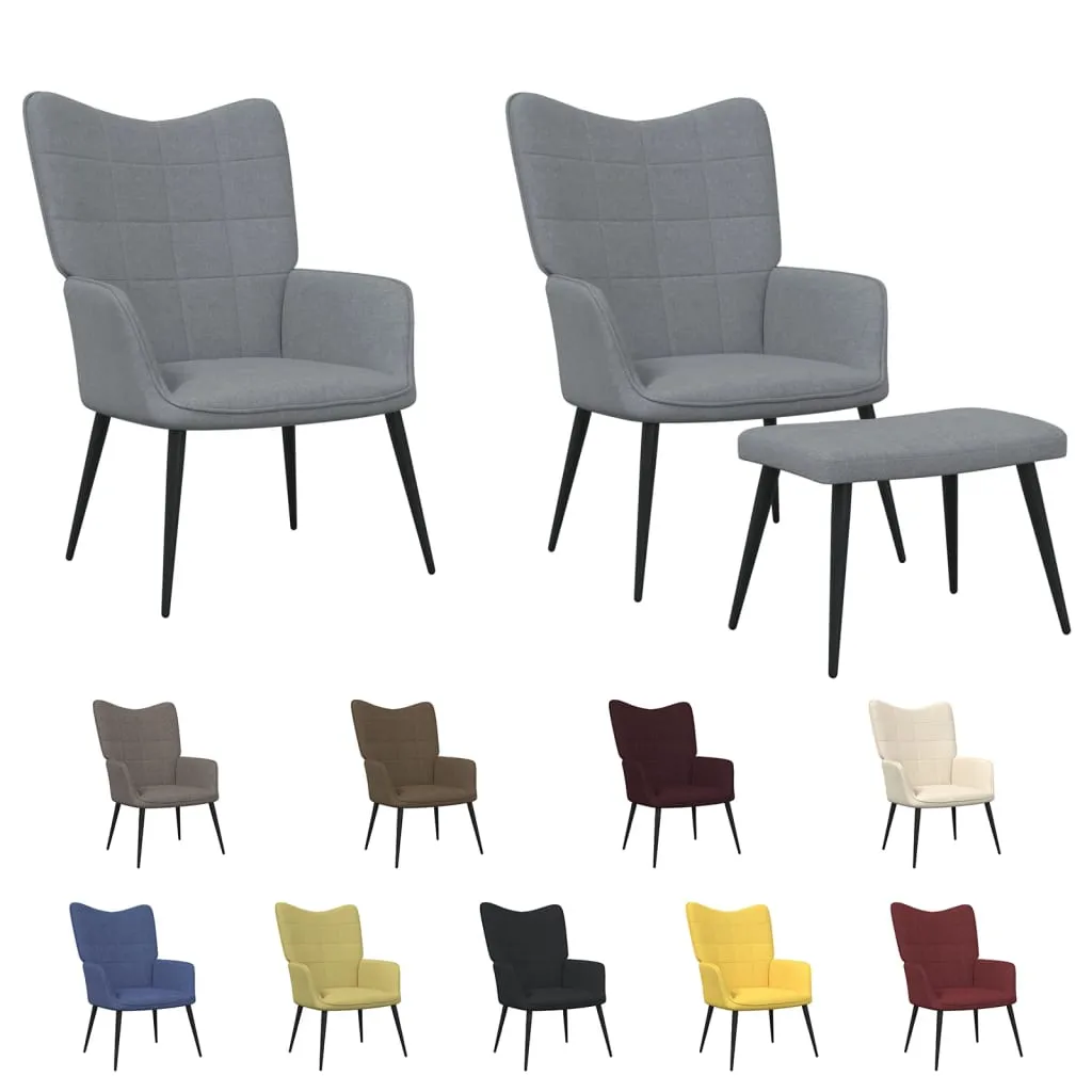Relaxing Chair Black Fabric