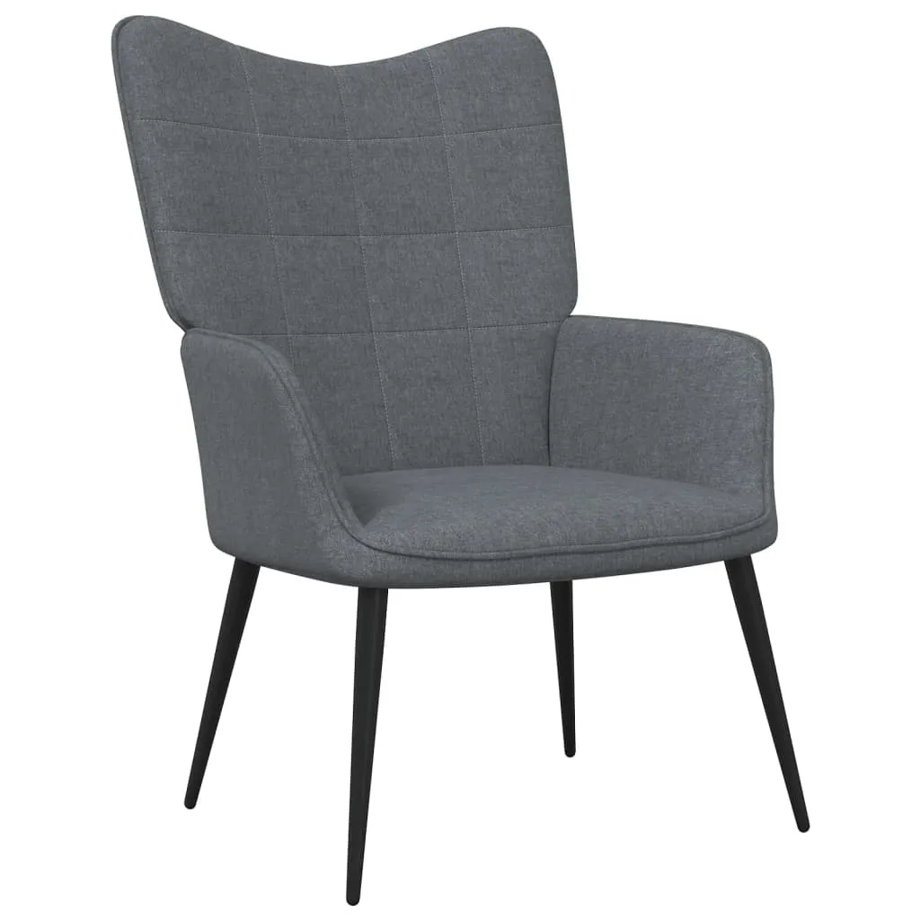 Relaxing Chair Black Fabric
