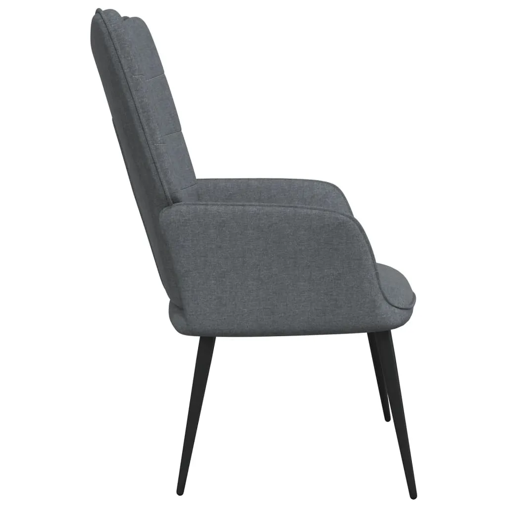 Relaxing Chair Black Fabric