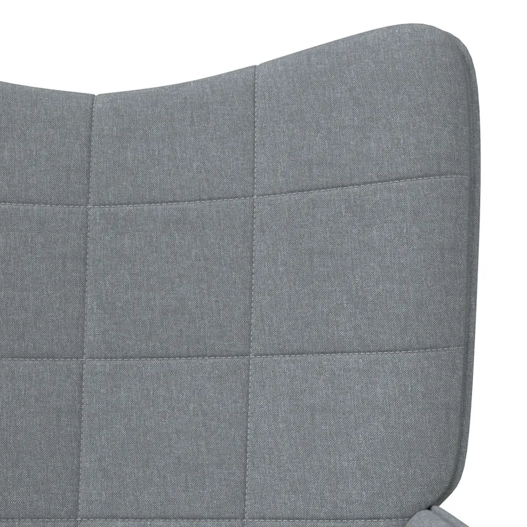 Relaxing Chair Black Fabric