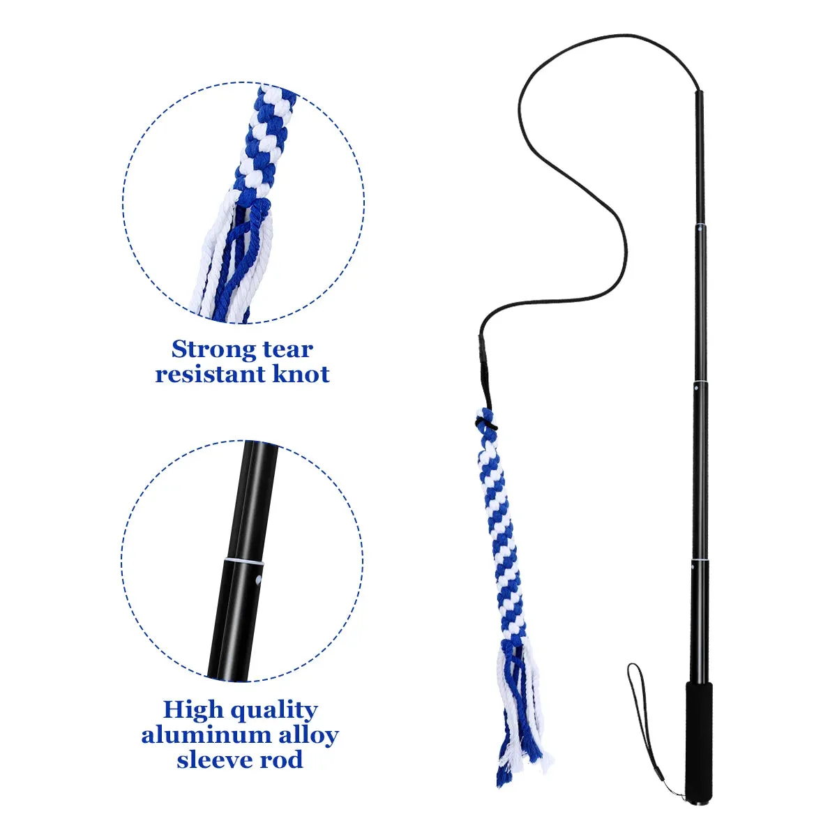 Retractable Dog Flirt Pole Toy