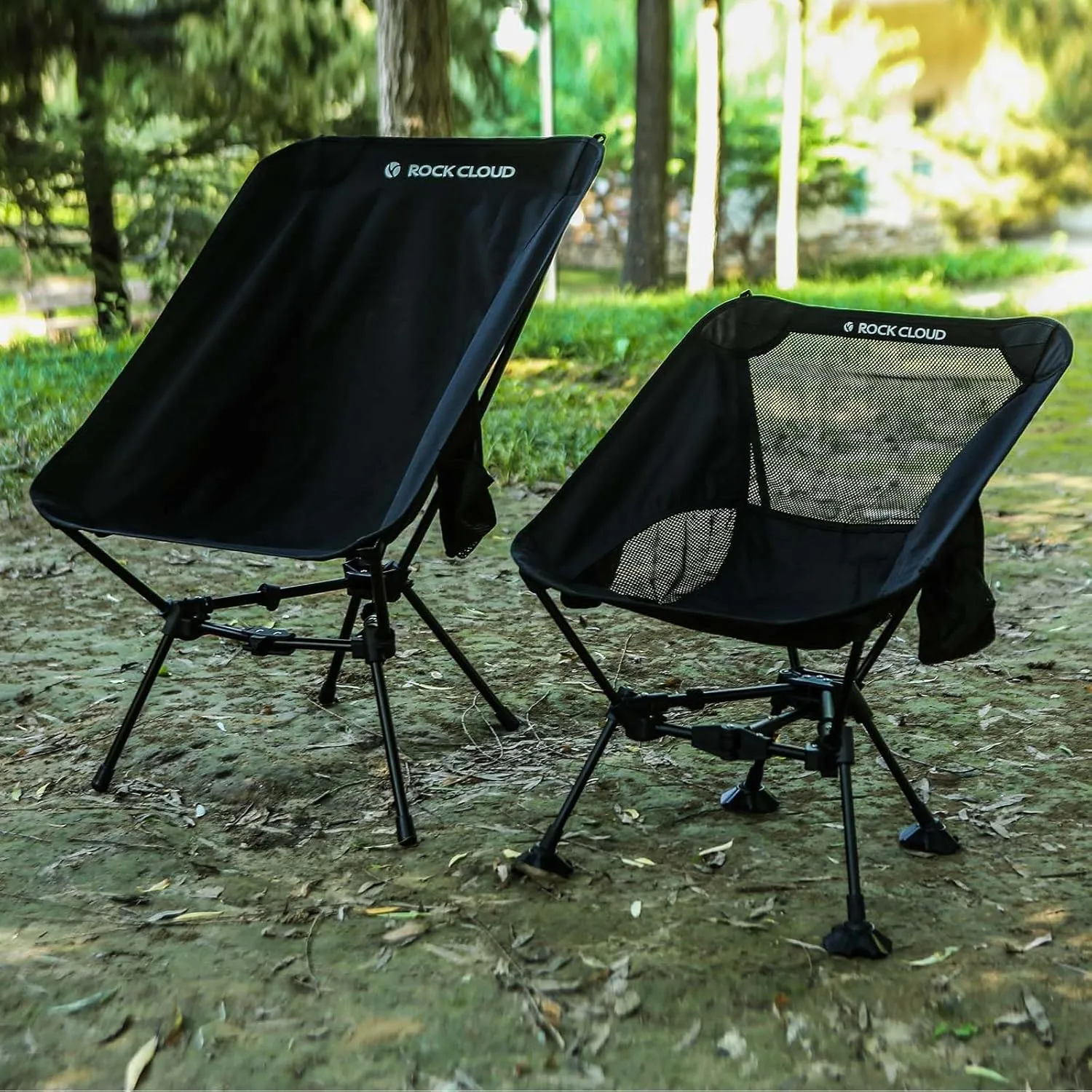 ROCK CLOUD Portable Camping Chair Ultralight Folding Chairs Compact Outdoor for Camp Hiking Backpacking Lawn Beach Sports