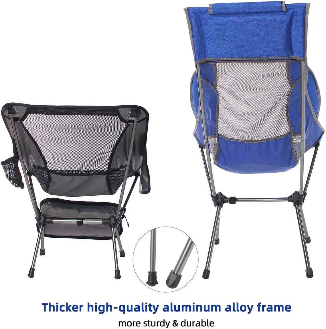 ROCK CLOUD Portable Camping Chair Ultralight Folding Chairs Compact Outdoor for Camp Hiking Backpacking Lawn Beach Sports
