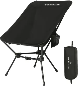 ROCK CLOUD Portable Camping Chair Ultralight Folding Chairs Compact Outdoor for Camp Hiking Backpacking Lawn Beach Sports