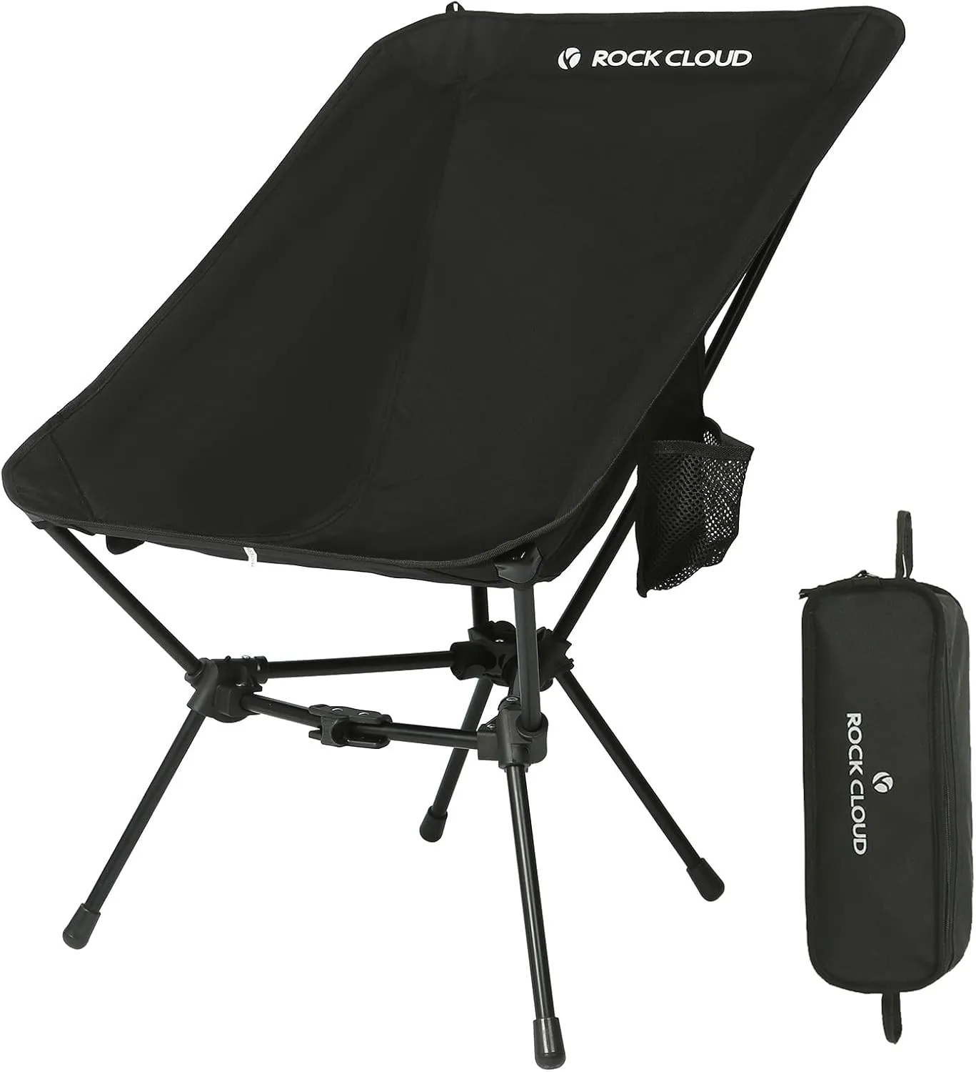 ROCK CLOUD Portable Camping Chair Ultralight Folding Chairs Compact Outdoor for Camp Hiking Backpacking Lawn Beach Sports