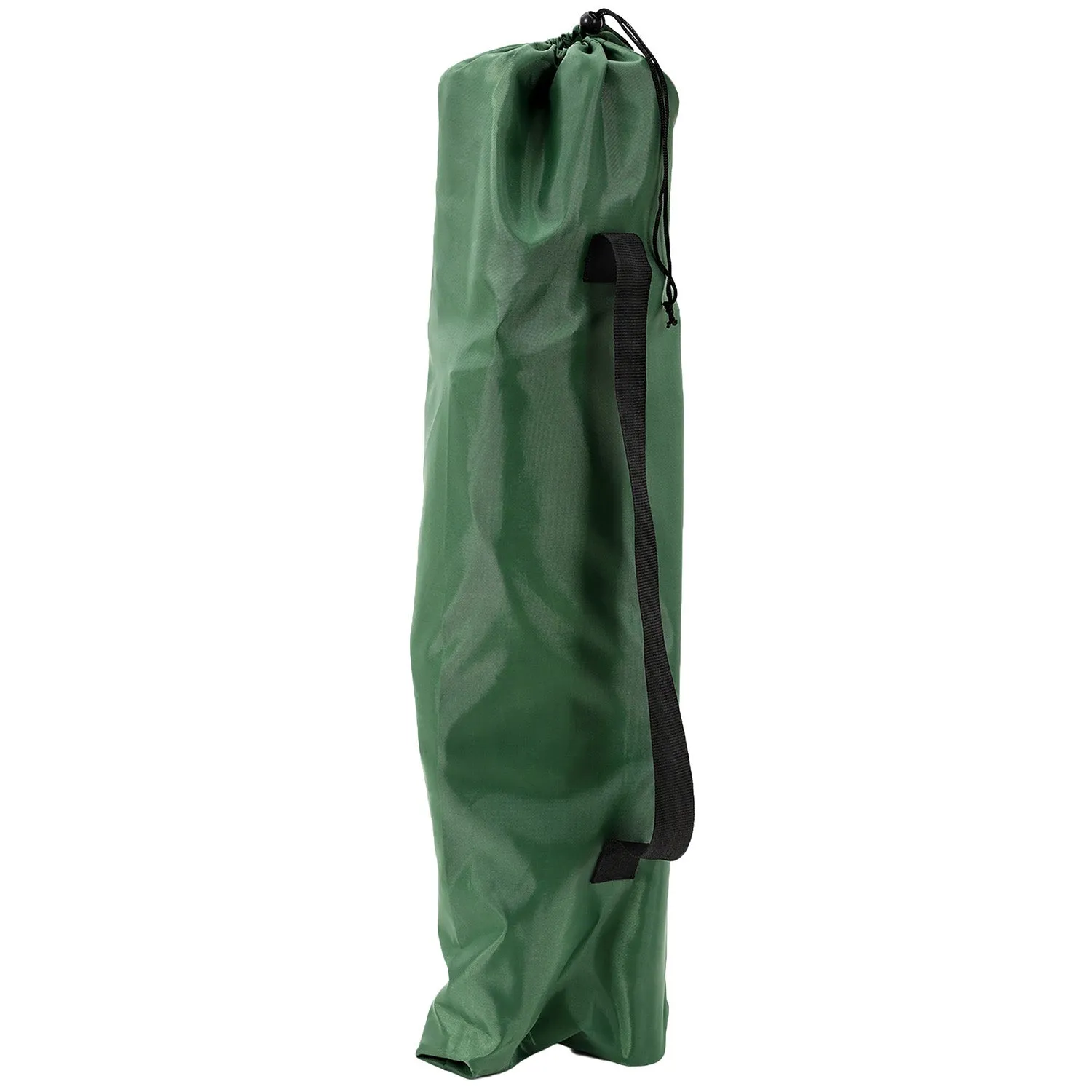Rootz 2 Pack Green Beach Chairs - Folding Seats - Portable Lounge Chairs - 600D Oxford Fabric - Powder Coated Steel Tubes - Lightweight and Durable - Compact Design - 56cm x 53cm x 74cm