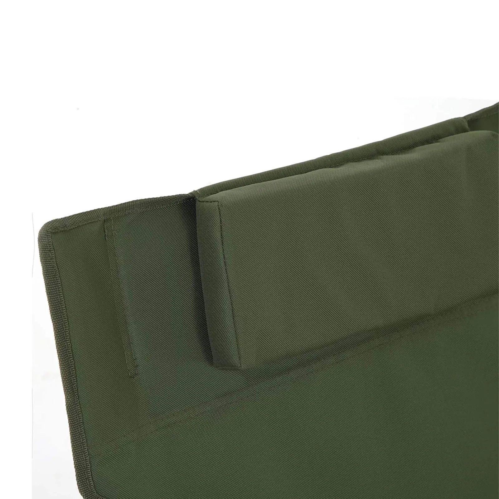 Rootz Green Camping Chair - Outdoor Chair - Folding Chair - Soft Headrest & Armrests - 81cm x 70cm x 91cm